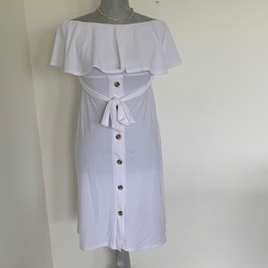 NWT. Nasty gal off the shoulder dress